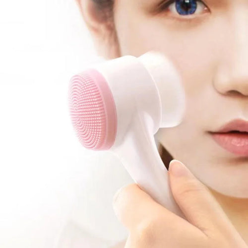 Sovellia Dual-Sided Silicone Facial Cleansing Brush